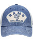 ფოტო #2 პროდუქტის Men's Navy, White Los Angeles Rams Denali Trucker Clean Up Snapback Hat