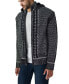 ფოტო #6 პროდუქტის Men's Hooded Full-Zip High Neck Sweater Jacket