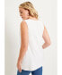 ფოტო #2 პროდუქტის Plus Size June + Vie V-Neck One + Only Tank Top