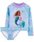 Фото #3 товара Kid The Little Mermaid 2-Piece Rashguard Set 12