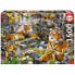 EDUCA BORRAS 1500 Pieces Pieces Brilliant Jungle Puzzle