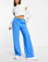 Фото #1 товара ONLY straight leg trouser in bright blue