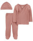 Фото #2 товара Baby 3-Piece PurelySoft Outfit 3M