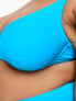 Фото #3 товара ASOS DESIGN Curve mix and match step front underwired bikini top in bright blue