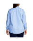 Plus Size Wrinkle Free No Iron Button Front Shirt