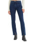 ფოტო #1 პროდუქტის Women's 314 Shaping Mid-Rise Seamed Straight Jeans