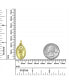 ფოტო #3 პროდუქტის 14K Yellow Real Gold Religious Oval Medal Guardian Angel Pendant Necklace For Women For Teen NO Chain