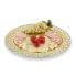 Фото #9 товара Столовая посуда Relaxdays золотая сервировочная тарелка