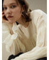 Фото #4 товара Women's Sheer-shoulder Ruffle Shirt for Women