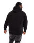 Tommy Jeans Big & Tall XS badge logo hoodie in black