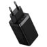 Фото #3 товара Szybka ładowarka sieciowa GaN 2x USB-C USB 65W + kabel USB-C czarna