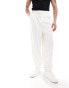 Фото #1 товара ASOS DESIGN balloon suit trouser in white