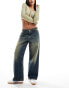 Фото #1 товара Reclaimed Vintage low rise baggy jean in grunge wash