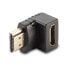 Фото #2 товара Lindy HDMI Adapter 90 degree down - HDMI - HDMI - Black