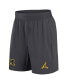 Men's Anthracite Michigan Wolverines 2024 Sideline Performance Shorts Anthracite, Maize, 2XL - фото #4