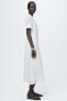 Фото #3 товара Платье с ажурной вышивкой — zw collection ZARA