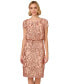 ფოტო #4 პროდუქტის Women's Sequin-Embellished Dress