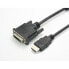 VALUE Cableadapter - HDMI M - DVI F - 0.15 m - HDMI Type A - DVI-D - Male - Female - Straight