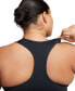 ფოტო #2 პროდუქტის Plus Size Active Medium-Support Padded Logo Sports Bra