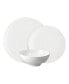 Фото #1 товара Porcelain Classic White 12 Pc. Dinnerware Set, Service for 4