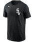 Фото #2 товара Men's Luis Robert Black Chicago White Sox Name Number T-shirt