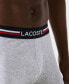 Фото #13 товара Трусы Lacoste мужские Stretch Boxer Brief Set, 3 шт.