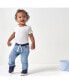 ფოტო #3 პროდუქტის Baby Boys Baby Neutral Rib Waist Skinny Jeans