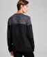 Фото #2 товара Men's Regular-Fit Brushed Ombré Stripe Crewneck Sweater, Created for Macy's