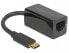 Фото #2 товара Delock 65904 - USB Type-C - RJ-45 - RJ-45 - Black - 0.135 m - Activity - Power