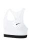 Фото #1 товара Спортивный бюстгальтер Nike W Nk Df Swsh Band Nonpded Bra Женский Белый - BV3900-100