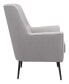 Фото #4 товара 36" Steel, Polyester Ontario Boho Chic Accent Chair