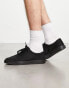 Фото #3 товара ASOS DESIGN plimsolls in black canvas