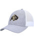 Men's Charcoal, White Colorado Buffaloes Brant Trucker Adjustable Hat