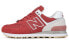 Фото #1 товара Кроссовки женские New Balance NB 574 低帮 красно-белые