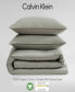 Фото #6 товара Organic Earth Solid Cotton Sateen 3 Piece Duvet Cover Set, Queen