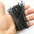 Pack of 100 Cable Ties, Black, 100 mm x 2.5 mm Nylon Cable Ties, Tensile Strength 8 kg, Self-Locking Multifunctional for Tidying Cables, Gardening, Home, Office, Workshop, Garage