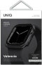 Uniq UNIQ etui Valencia Apple Watch Series 4/5/6/7/SE 45/44mm. grafitowy/graphite