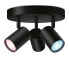 Фото #2 товара WIZCONNECTED WiZ IMAGEO 3x adjustable spotlight Round Plate - Smart lighting spot - Black - LED - Non-changeable bulb(s) - 2200 K - 6500 K