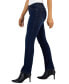 Фото #3 товара Women's Lexington Mid Rise Straight Leg Denim Jeans, Regular & Petite
