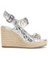 Фото #6 товара Women's Carolyna Embellished Espadrille Wedge Sandals