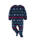 ფოტო #2 პროდუქტის Toddler Boys Fleece Blanket Sleepers, 2-pack