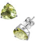 Lemon Quartz Trillion Stud Earrings (5 ct. t.w.) in Sterling Silver