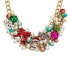 Faux Stone Christmas Imitation Pearl Bib Necklace