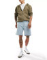 Weekday Space relaxed fit denim shorts in light blue wash