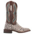 Фото #1 товара Dan Post Boots Rynna Snake Square Toe Cowboy Womens Size 9.5 M Casual Boots DP4