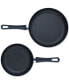 Classic 8" and 10.25" Nonstick 2-Piece Fry Pan Set, Black