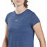 Women’s Short Sleeve T-Shirt Reebok Workout Ready Dark blue