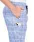 Фото #3 товара Men's Slim-Fit Stretch Printed Drawstring Shorts