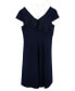 Фото #1 товара Big Girls Ruffle Front Cap Sleeve Dress with Necklace