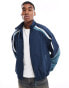 Фото #2 товара Bershka panelled track jacket in blue